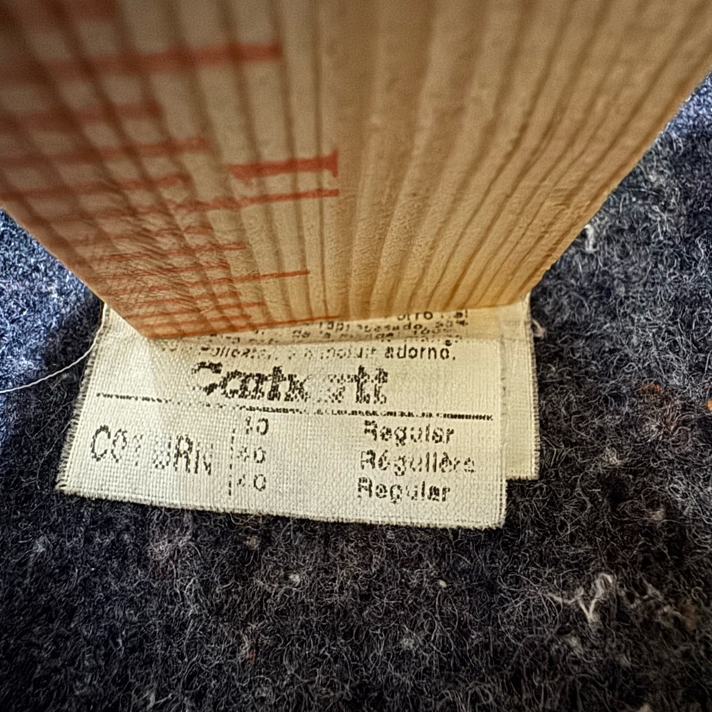 Vintage Carhartt upcycled with burlap coffee sack - Picture 11 of 11